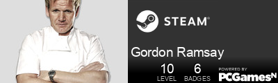 Gordon Ramsay Steam Signature