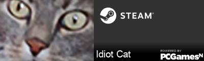 Idiot Cat Steam Signature