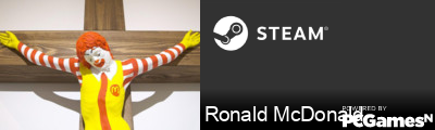 Ronald McDonald Steam Signature