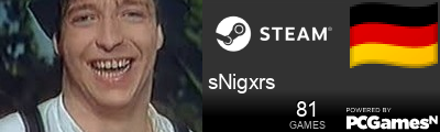sNigxrs Steam Signature