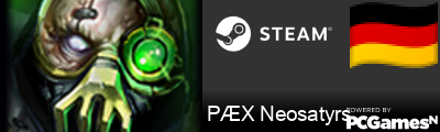 PÆX Neosatyrs Steam Signature