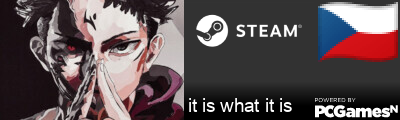 it is what it is Steam Signature