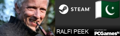 RALFI PEEK Steam Signature