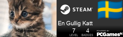 En Gullig Katt Steam Signature
