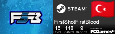 FirstShotFirstBlood Steam Signature