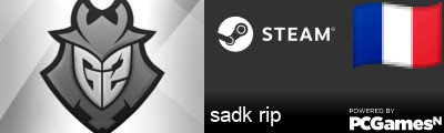 sadk rip Steam Signature