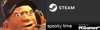 spooky time Steam Signature