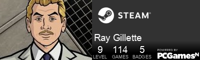 Ray Gillette Steam Signature