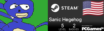 Sanic Hegehog Steam Signature