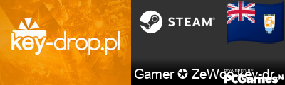 Gamer ✪ ZeWoo key-drop.pl Steam Signature