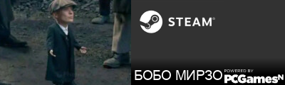 БОБО МИРЗО Steam Signature