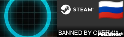 BANNED BY OVERWATCH Steam Signature