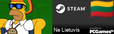 Ne Lietuvis Steam Signature