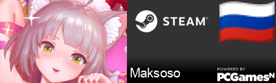 Maksoso Steam Signature