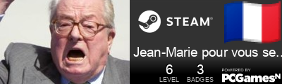 Jean-Marie pour vous servir Steam Signature
