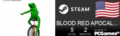 BLOOD RED APOCALYPSE Steam Signature