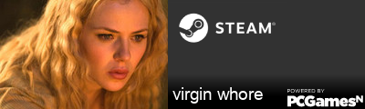 virgin whore Steam Signature