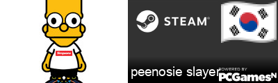 peenosie slayer Steam Signature