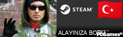 ALAYINIZA BORU Steam Signature