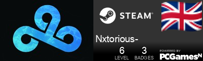Nxtorious- Steam Signature