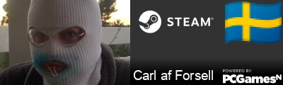 Carl af Forsell Steam Signature