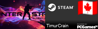 TimurCrain Steam Signature