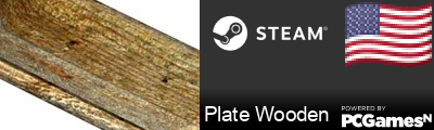 Plate Wooden Steam Signature