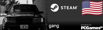 gang Steam Signature