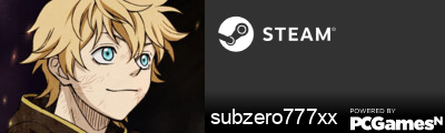 subzero777xx Steam Signature