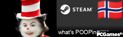 what's POOPing Steam Signature