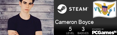 Cameron Boyce Steam Signature
