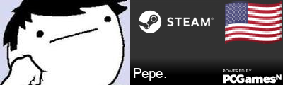Pepe. Steam Signature