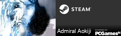 Admiral Aokiji Steam Signature
