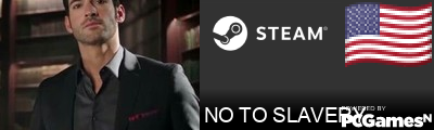 NO TO SLAVERY Steam Signature