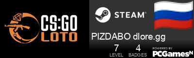 PIZDABO dlore.gg Steam Signature