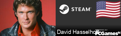 David Hasselhoff Steam Signature