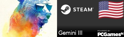 Gemini III Steam Signature
