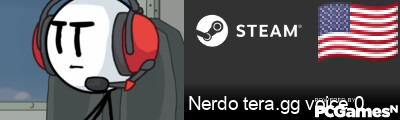 Nerdo tera.gg voice 0 Steam Signature