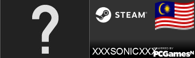 XXXSONICXXX Steam Signature