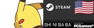 SHI NI BA BA Steam Signature