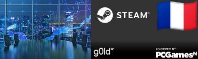g0ld* Steam Signature