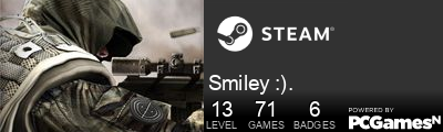 Smiley :). Steam Signature