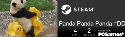 Panda Panda Panda =DD Steam Signature