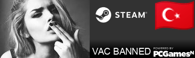 VAC BANNED Steam Signature