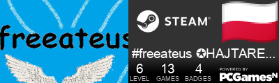 #freeateus ✪HAJTARES✪ Steam Signature