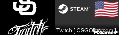 Twitch [ CSGOlive.com ] Steam Signature
