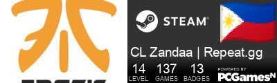 CL Zandaa | Repeat.gg Steam Signature