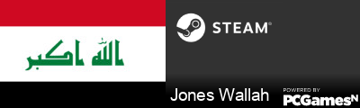 Jones Wallah Steam Signature