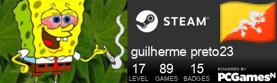 guilherme preto23 Steam Signature