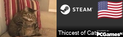 Thiccest of Cats Steam Signature